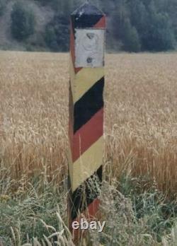Cold War East German DDR Border Marker / Sign Fulda Gap 11th ACR 1975 Original