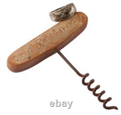 Corkscrew WW2 German air force ring WWII Luftwaffe trench art Germany Army Wehrm