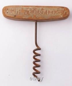 Corkscrew WW2 German air force ring WWII Luftwaffe trench art Germany Army Wehrm