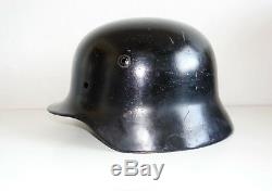 Czech civil reissue German army original WW2 M35 helmet shell size NS62 inv#633