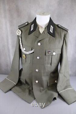 DDR NVA East German Army Pioneer Pionier Tunic Uniform DARK COLLAR Size Large