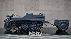 DID 1/6 Scale WWII German Army Sd. Kfz. 2 Kettenkrad Panzer Gray