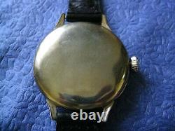 DOXA Military Style WWII German Army 1940s Vintage Swiss men's Wristwatch