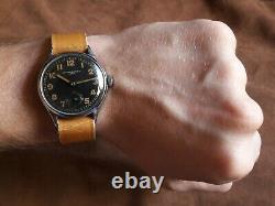 Dh Record Watch Co 022 K Swiss Wrist Military German Army Ww II 2 1940 For Men