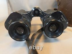 Dienstglas H/6400 WWII German Army 6x30 Binoculars beh KF with Case