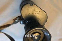 Dienstglas H/6400 WWII German Army 6x30 Binoculars beh KF with Case