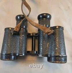 Dienstglas H/6400 WWII German Army 6x30 Binoculars beh KF with Case