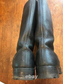 Early West German Army Bundeswehr/BGS Jack Boots Similar To WW2 Size 43 USA 9.5