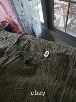East German NVA DDR army Strichtarn camo poncho shelter-half tent Zeltbahn