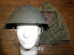 East german army helmet M56 Type II With Strichtarn cover