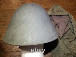 East german army helmet M56 Type II With Strichtarn cover