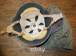 East german army helmet M56 Type II With Strichtarn cover