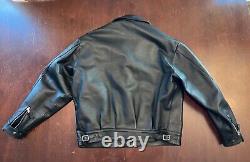 Eastman Ostman Luftwaffe Black Horsehide Leather Jacket 44 German WWII Pristine