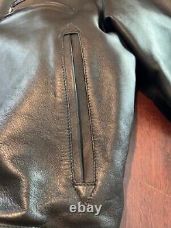 Eastman Ostman Luftwaffe Black Horsehide Leather Jacket 44 German WWII Pristine