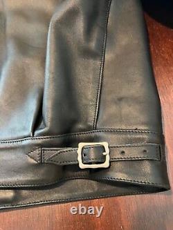 Eastman Ostman Luftwaffe Black Horsehide Leather Jacket 44 German WWII Pristine