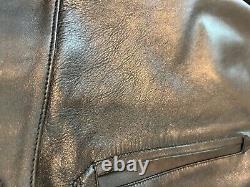 Eastman Ostman Luftwaffe Black Horsehide Leather Jacket 44 German WWII Pristine