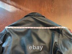 Eastman Ostman Luftwaffe Black Horsehide Leather Jacket 44 German WWII Pristine