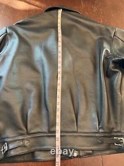 Eastman Ostman Luftwaffe Black Horsehide Leather Jacket 44 German WWII Pristine