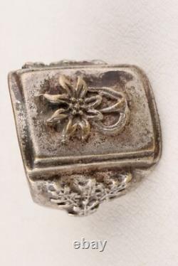 Edelweiss Germany ring WW2 1st Mountain Division WWII German 1. Gebirgs-Division