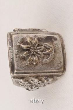 Edelweiss Germany ring WW2 1st Mountain Division WWII German 1. Gebirgs-Division