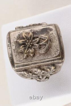 Edelweiss Germany ring WW2 1st Mountain Division WWII German 1. Gebirgs-Division