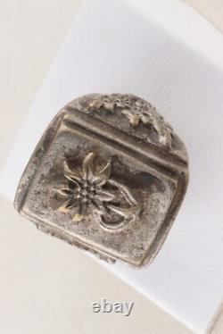 Edelweiss Germany ring WW2 1st Mountain Division WWII German 1. Gebirgs-Division
