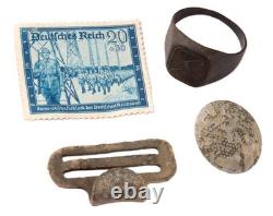 Electrician's Ring WW2 German WWII Stamp Germany Army Button Wehrmacht force Set