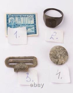 Electrician's Ring WW2 German WWII Stamp Germany Army Button Wehrmacht force Set