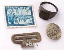 Electrician's Ring WW2 German WWII Stamp Germany Army Button Wehrmacht force Set