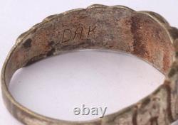 Elephant WW2 German 1943 ring WWII Photo Gun pendant DAK Button Germany Army