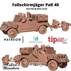 Eskice Miniatures WW2 German Fallschirmjäger Army Bolt Action WWII 15mm 20 28mm