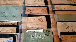 Estate collection 80+ German Fieldpost Letters & Postcards 1912 51 WW1 WW2 WK1