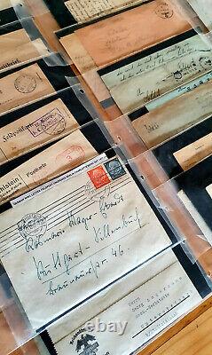 Estate collection 80+ German Fieldpost Letters & Postcards 1912 51 WW1 WW2 WK1