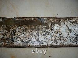 Fantastic WW2 German Army WH Wehrmacht Number Plate Relic Well Preserved