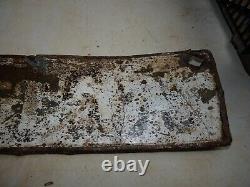 Fantastic WW2 German Army WH Wehrmacht Number Plate Relic Well Preserved