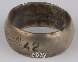 Fighter aircraft WW2 Ring WWII Air fly 1942 Luftwaffe Pilot German armys Jewelry