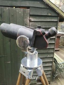 Flak Binoculars With Vintage Zeiss Tripod German WW2 Excellent Working Condition