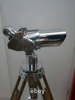 Flak Binoculars With Vintage Zeiss Tripod German WW2 Excellent Working Condition