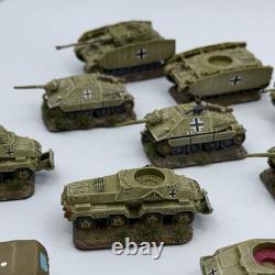 Flames Of War Painted WWII German Vehicle Tank Army Lot 15mm Miniatures Huge Set