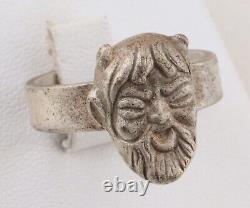 Forest devil WWII Ring GERMAN ww2 GERMANY Army WEHRMACHT Soldiers AMULET Jewelry