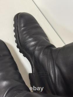 GENUINE JACK BOOTS WW2 GERMAN ARMY LUFT OFFICERS Black Leather Old Continental