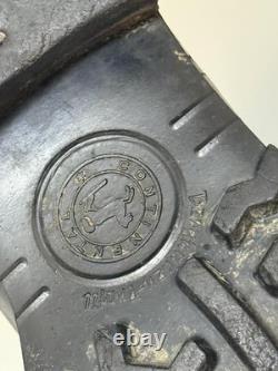 GENUINE JACK BOOTS WW2 GERMAN ARMY LUFT OFFICERS Black Leather Old Continental