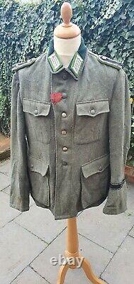 GENUINE WW2 WK2 German Feldgendarmerie jacket tunic M35 Third Reich field police