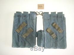 GERMAN ARMY LUFTWAFFE WW2 WWII REPRO 9mm ammo pouches for 6 mags AGED inv #BQ