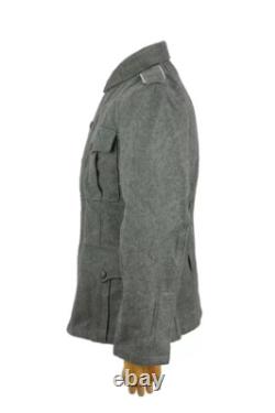 GERMAN ARMY M40 FIELD WOOL PANZER JACKET & PANTS SUIT SIZE L WW2 Replica
