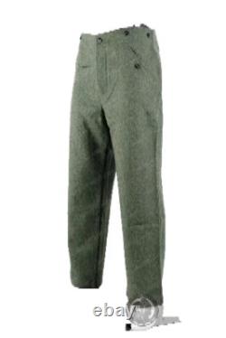 GERMAN ARMY M40 FIELD WOOL PANZER JACKET & PANTS SUIT SIZE M WW2 Replica