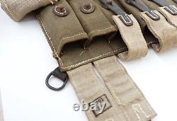 GERMAN ARMY WW2 WWII REPRO 9mm ammo pouches for 6 mags AGED inv #A25