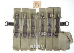GERMAN ARMY WW2 WWII REPRO 9mm ammo pouches for 6 mags AGED inv #A4