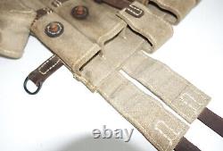 GERMAN ARMY WW2 WWII REPRO 9mm ammo pouches for 6 mags AGED inv #A7