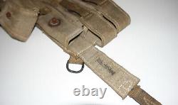 GERMAN ARMY WW2 WWII REPRO AFRIKAKORPS 9mm ammo pouches for 6 mags AGED inv #C